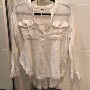 Free People White Tunic